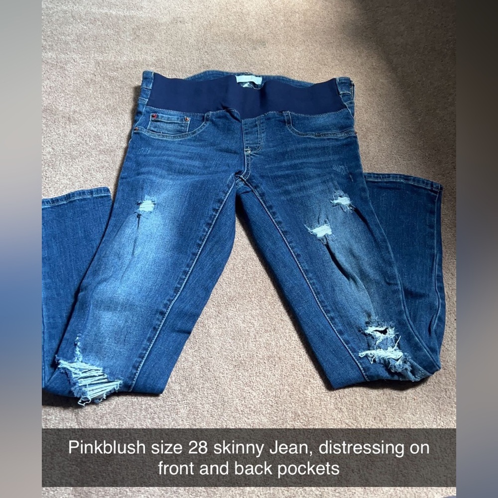 Pinkblush maternity jeans size 28